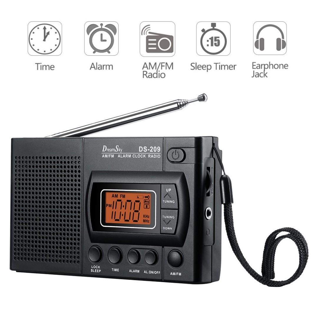 Ascending Alarms 12 24h Time Display With Backlight Dreamsky