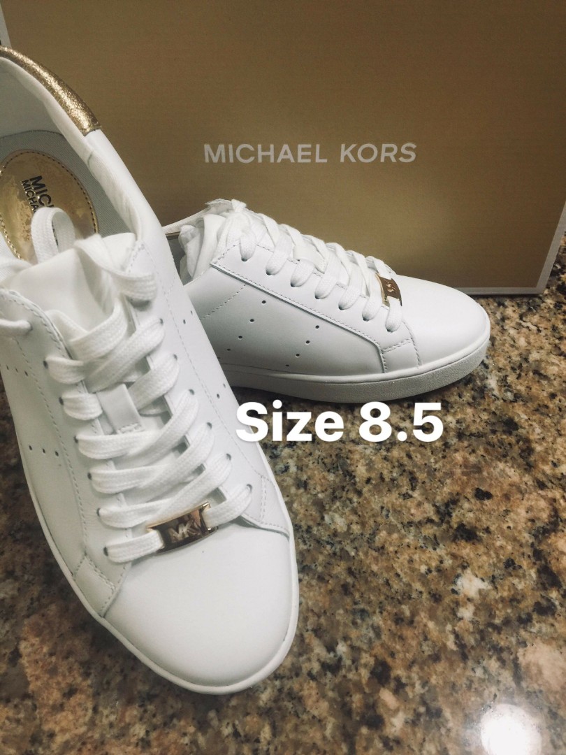 michael kors white sneakers sale