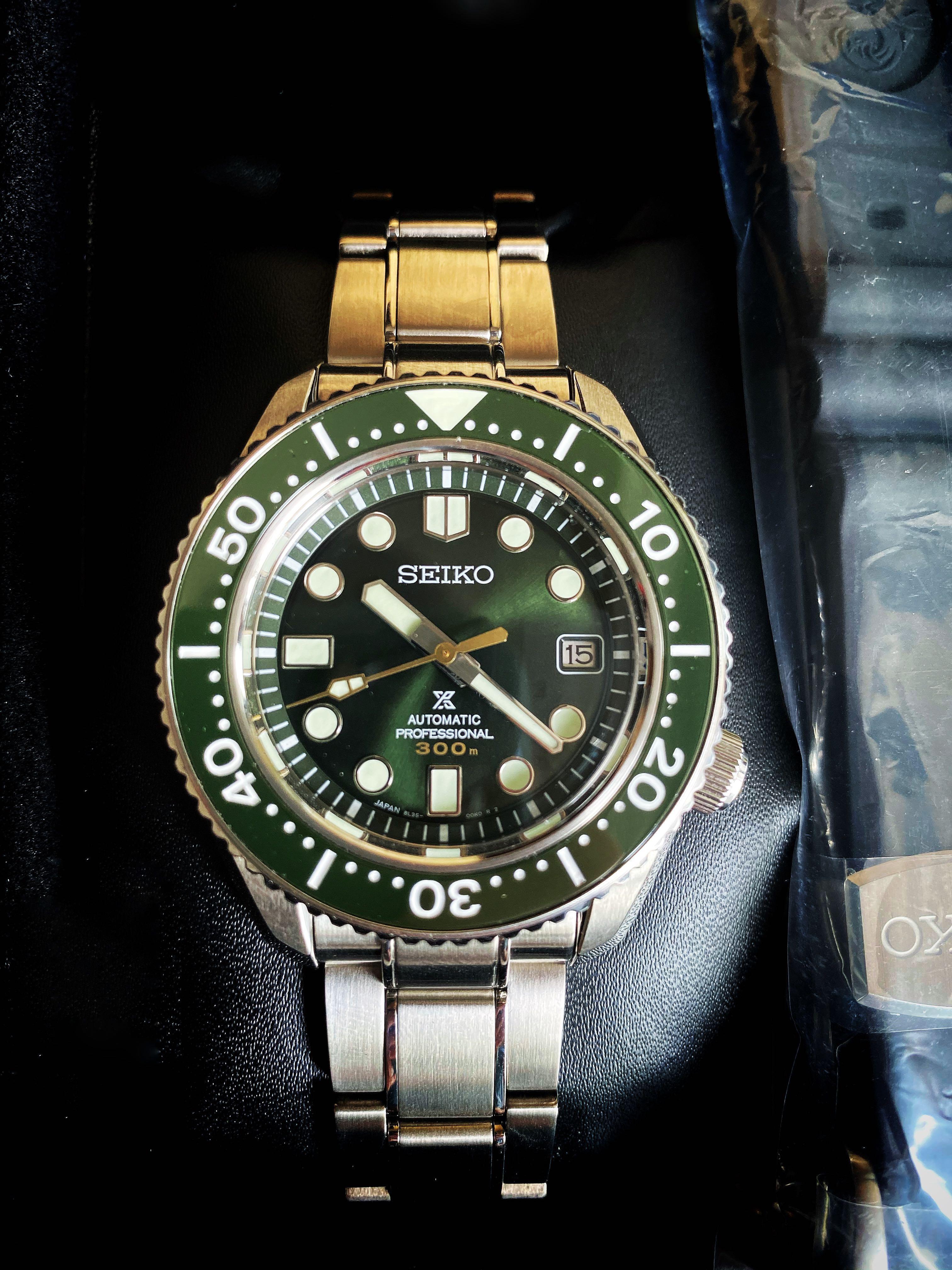Seiko SBDX021 / SLA019 *RARE* Limited Edition (Deep forest green), Luxury,  Watches on Carousell