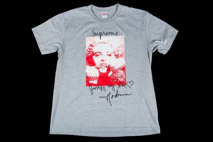 Supreme madonna tee grey 2025
