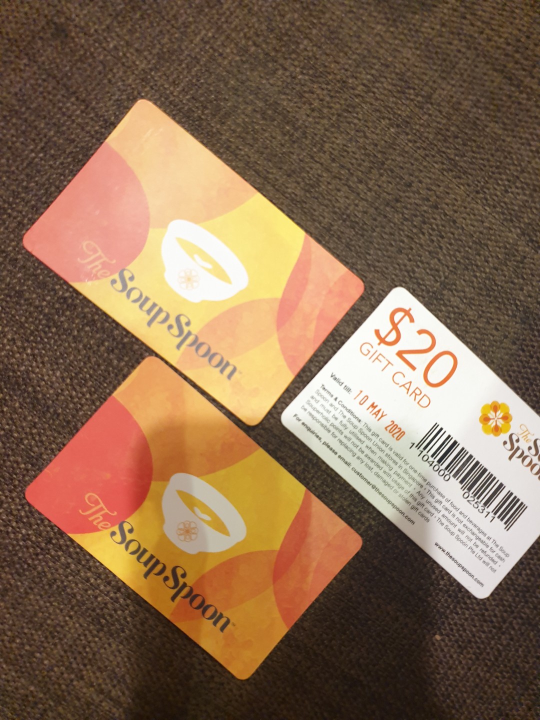 The Soup Spoon 20 Gift Card, Tickets & Vouchers, Vouchers on Carousell