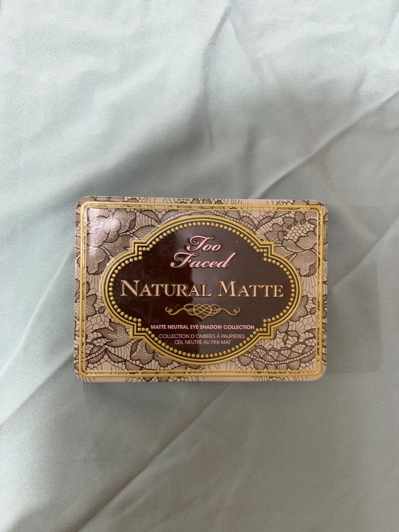 Too Faced Natural Matte Eyeshadow Palette (Category: Makeup) located in Marikina City. Submitted by ernieco (Listing ID 262890826, Image 1). Description: Some pans not yet used Used only on special occasions Authentic. Bought at Sephora US. Hit me up if interested!.