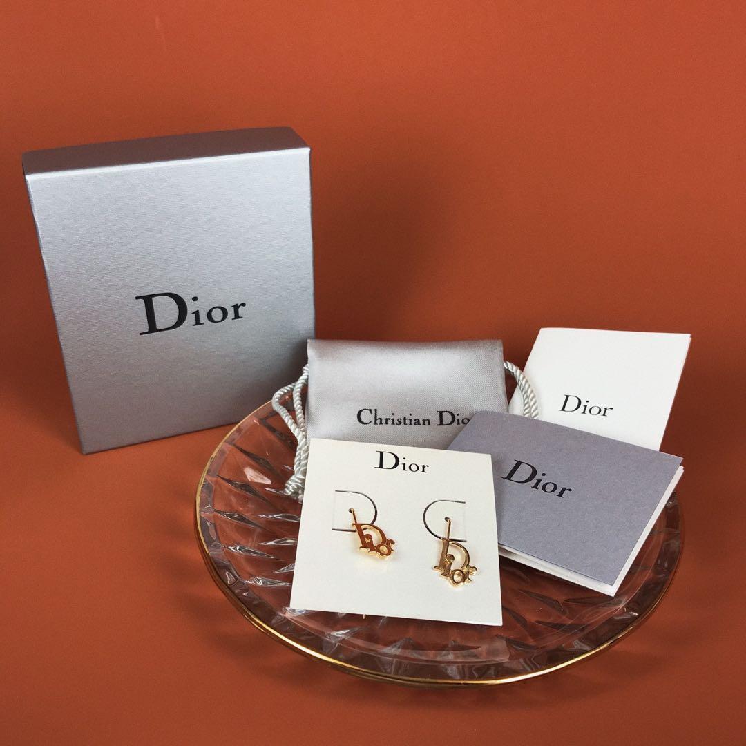 Vintage Dior Oblique Earrings Carousell