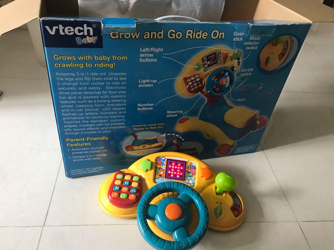 vTech Grow and Go Ride On, Babies & Kids, Infant Playtime on Carousell