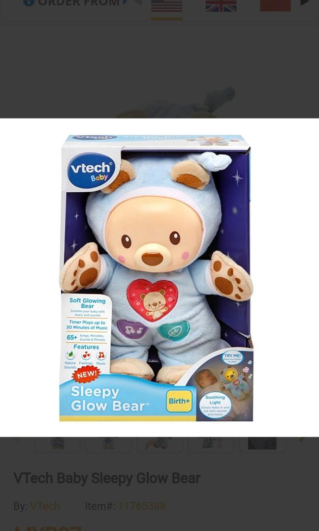 Sleepy glow bear on sale