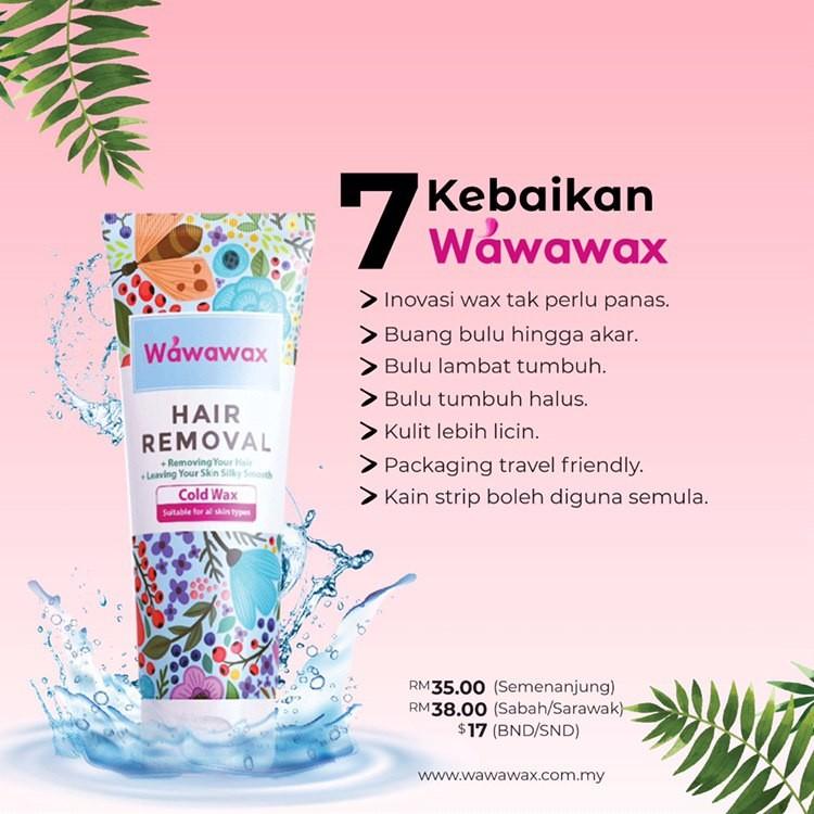 Wax Bulu Organik Dalam Tube Wawawax 120ml Beauty Personal