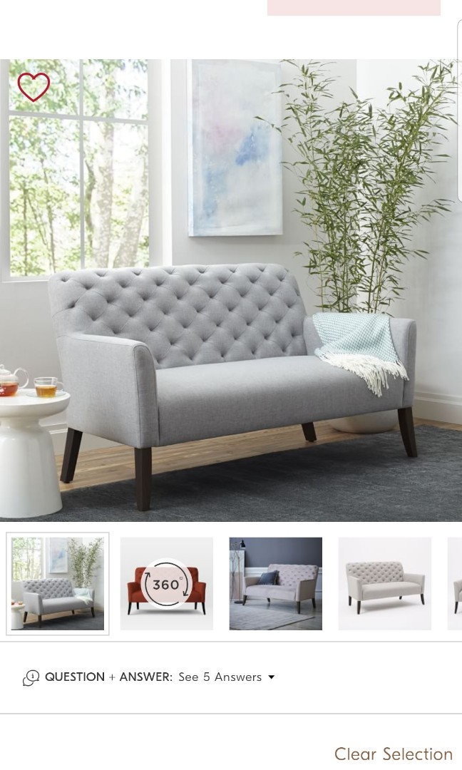 West elm new arrivals elton settee