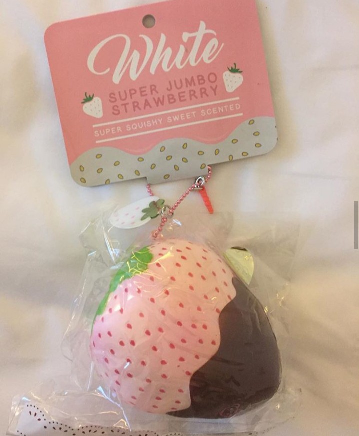 super jumbo strawberry squishy