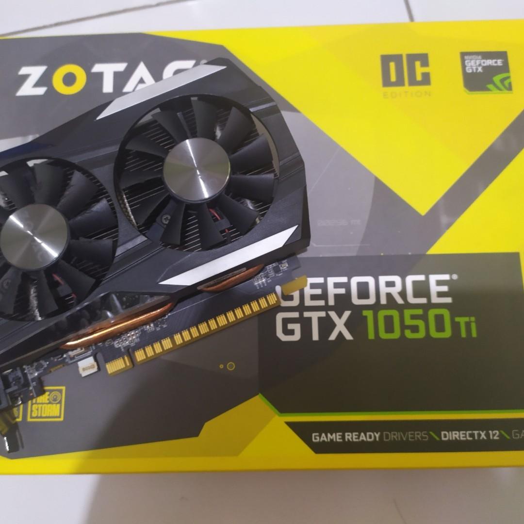 Zotac Gtx 1050ti Dual Fan Oc Edition 4gb Electronics Computer Parts Accessories On Carousell