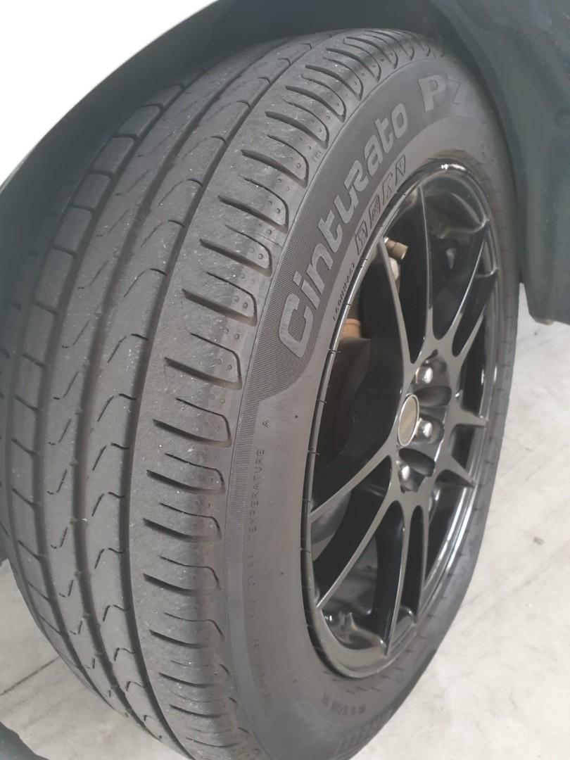 Black Friday Sale 16 Rims And Tyres P7 Falken Car Accessories Tyres Rims On Carousell