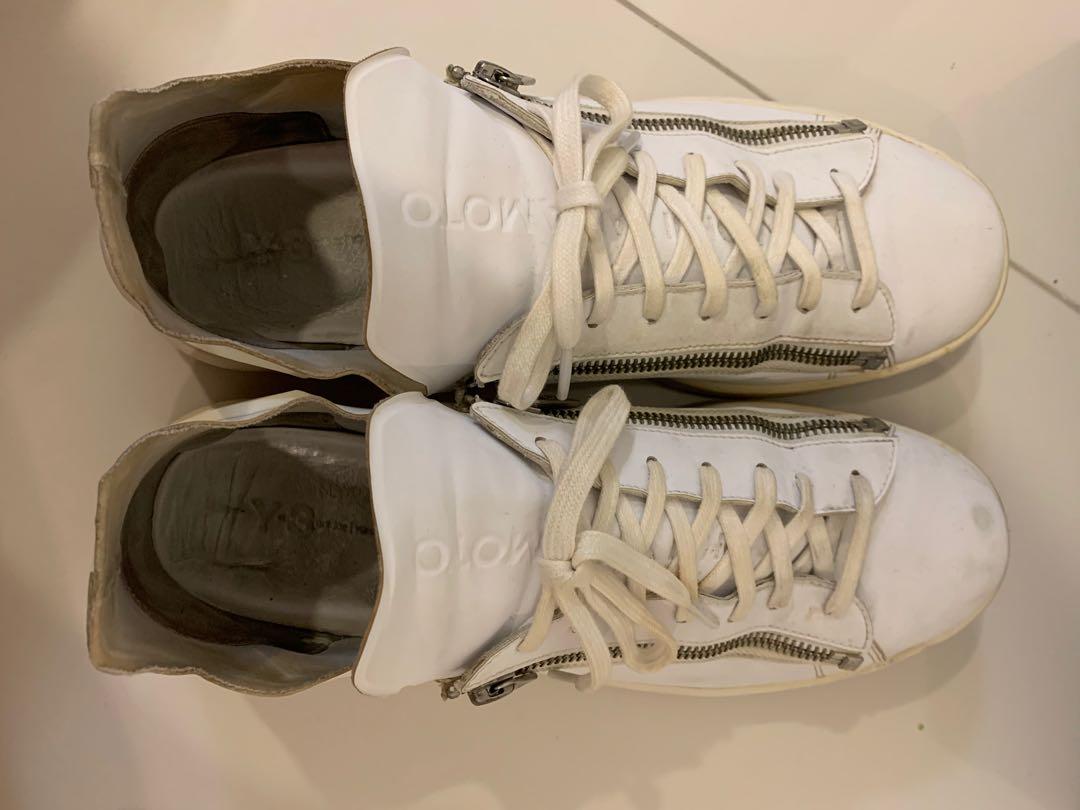 Adidas Y3 Stan Zip White Sneakers Men s Fashion Footwear