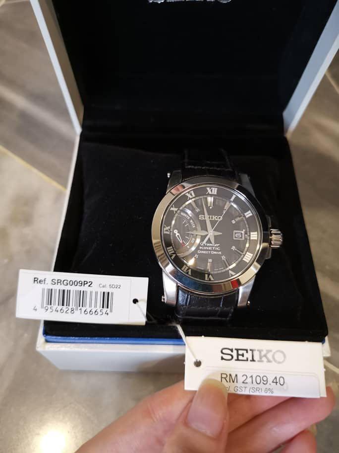 Authentic Seiko Watch Retail RM2,109, Luxury, Watches on Carousell