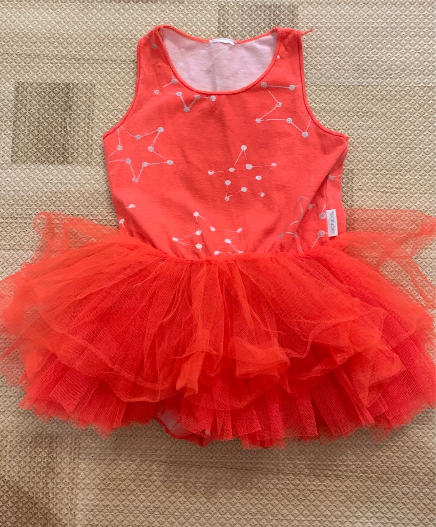 Girls red 2024 tutu dress