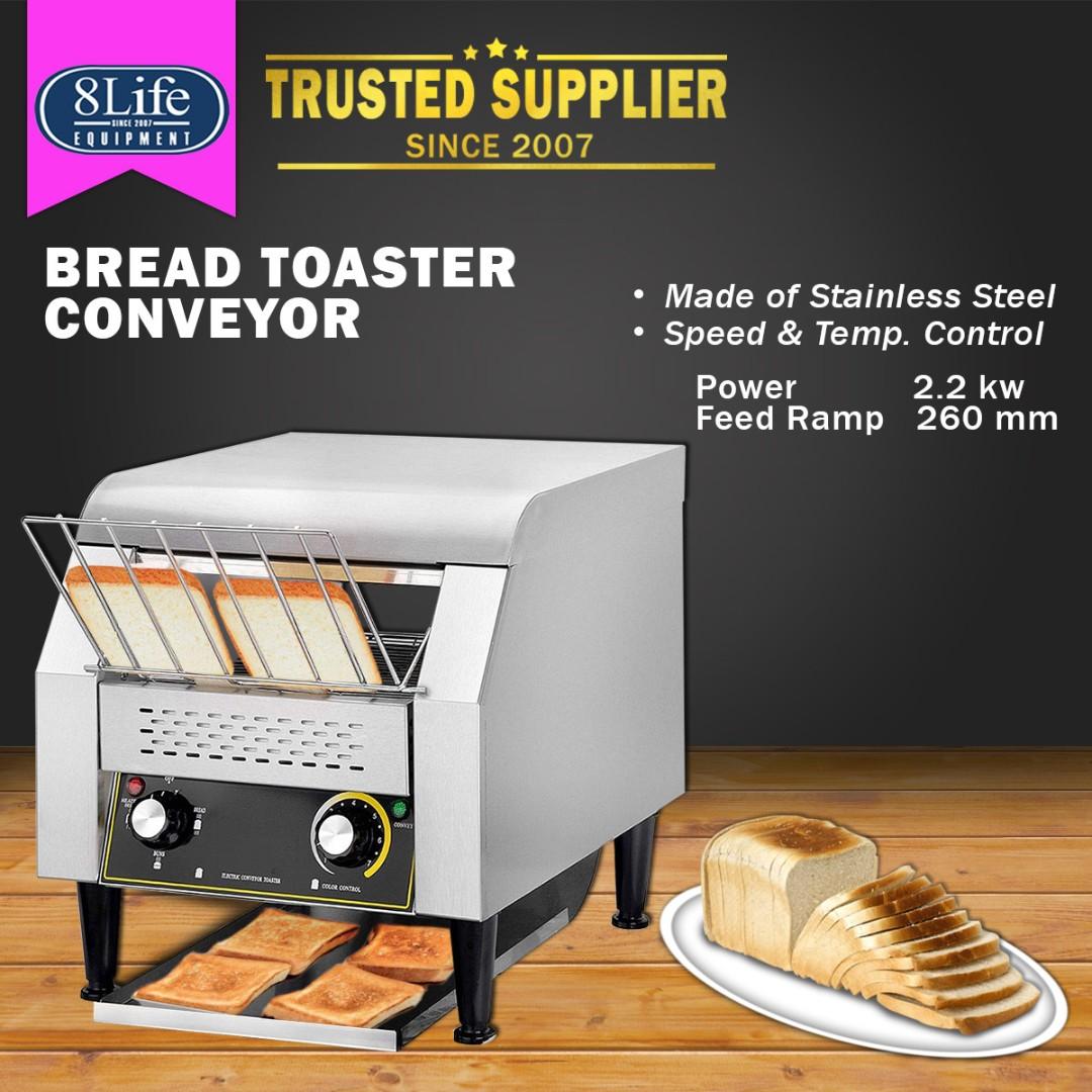 Bread Toaster Conveyor toaster machine wider feed ramp 260mm (Category: Ovens & Toasters) located in Valenzuela. Submitted by eightlife_equipment (Listing ID 263047928, Image 1). Description: OTHER AVAILABLE PRODUCTS: • Spiral Dough Mixer Series • Pizza Conveyor • Waffle Maker / Baker • Electric Oven 1 deck 2 tray • Electric Oven 2 deck 2 tray • Gas Oven 1 deck 2 tray • Gas Oven 2 deck 4 tray • Convection Ovens • Food Mixers • Cake Mixer Series W