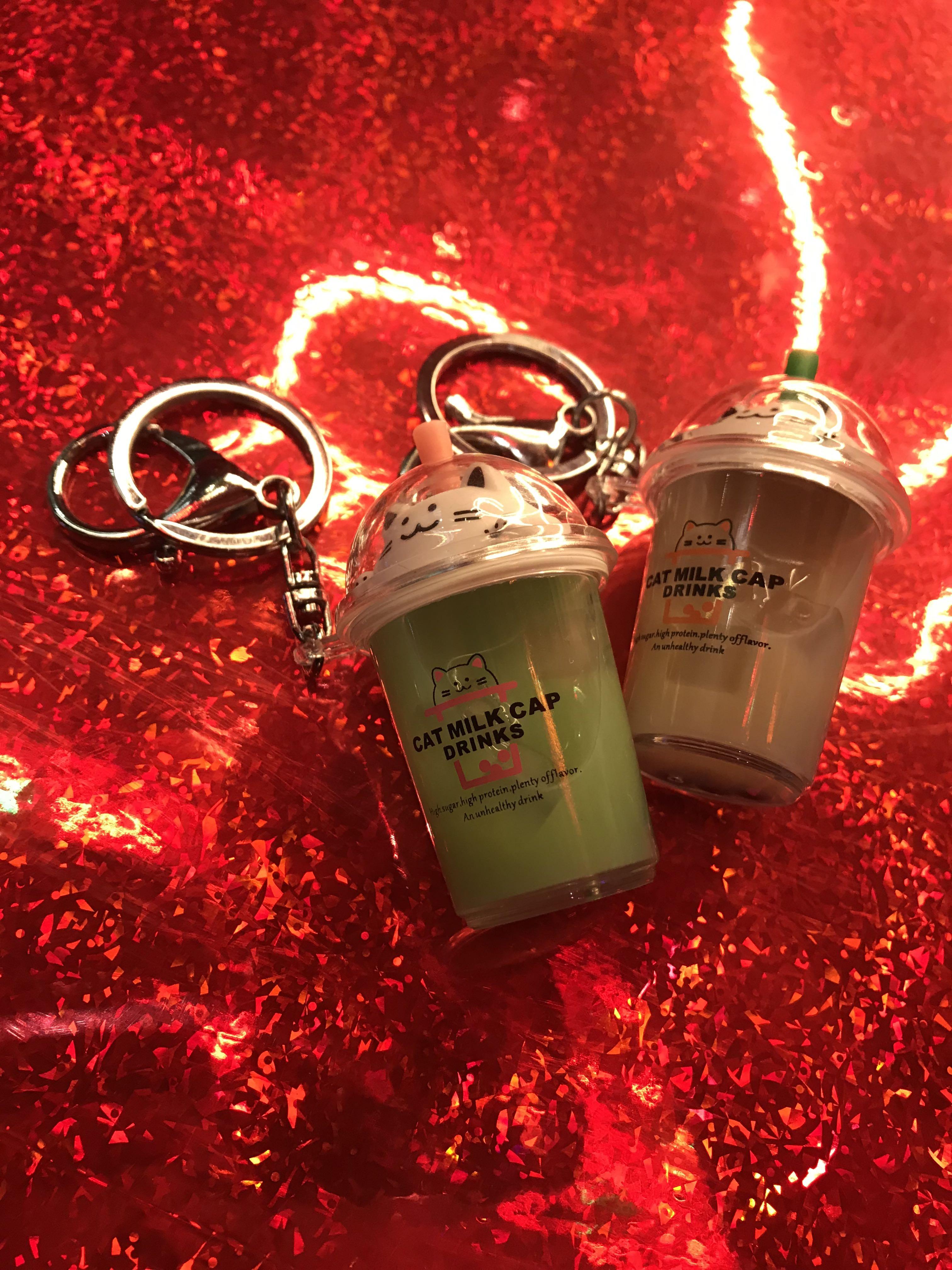 bubble tea keychain, Hobbies & Toys, Stationery & Craft, Craft Supplies & Tools on Carousell