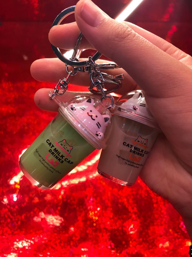 bubble tea keychain, Hobbies & Toys, Stationery & Craft, Craft Supplies & Tools on Carousell