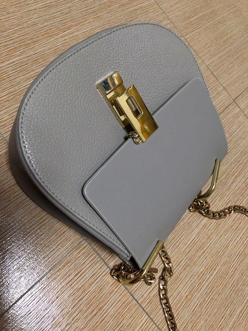Chloe inspired grey bag