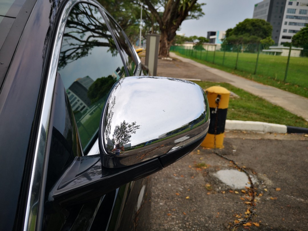 JAGUAR CHROME TRIM MOLDING FOR REAR VIEW MIRROR W/5YR WRNTY