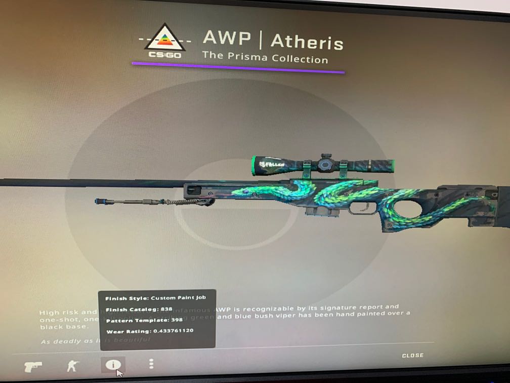 CSGO AWP  Atheris MW, Video Gaming, Gaming Accessories, Game Gift