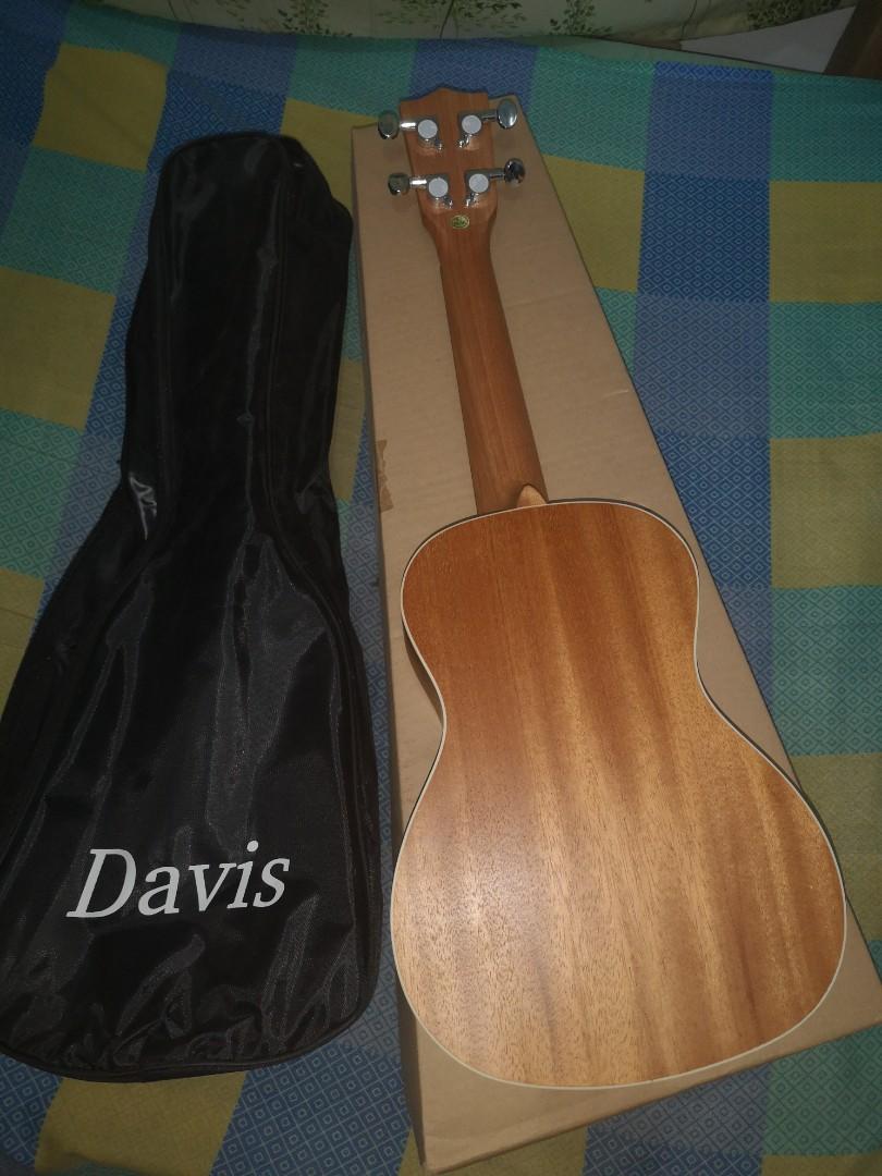 Davis Concert Mahogany Ukulele w/ freebies (Category: Musical Instruments) located in Bacoor. Submitted by zealdragon_5830ea (Listing ID 263061379, Image 3). Description: brand: Davis Fret: 18 Top, Back & Sides: Mahogany Fretboard & Bridge: Rosewood Machine heads: Diecast Size (L x W x H cm): 20 x 7 x 61 Weight: 1 kg included: - soft bag - 1 set jasmine strings - 3 x picks Barely used, almost brand new. original price bought at Php3,000.00 RFS: n