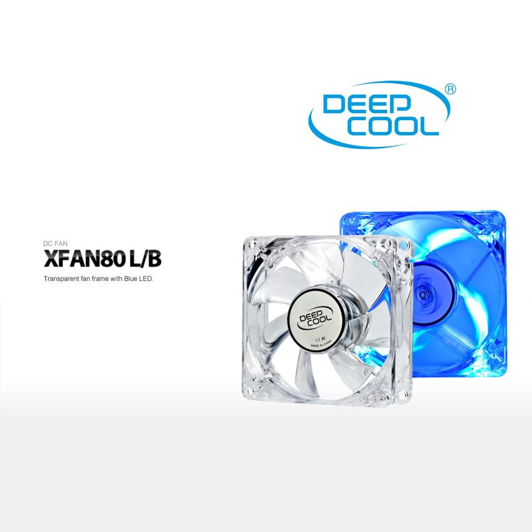 Deepcool Wind Blade 80mm Blue Fan Deep Cool Windblade 80mm Blue Led Fan For Casing And