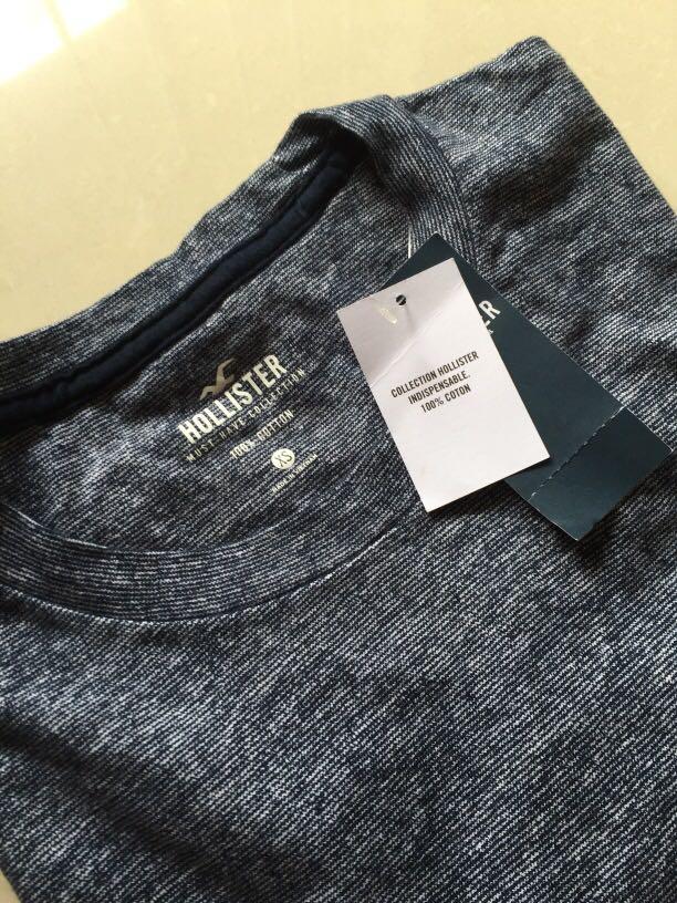 Free delivery Hollister Men Tee Luxury Apparel on Carousell