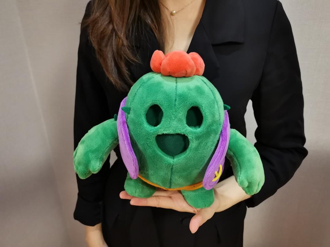 Genuine official) Supercell Brawl Stars Spike Plush, Hobbies & Toys, Toys &  Games on Carousell