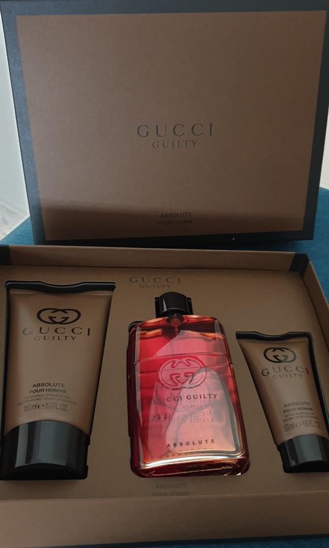 gucci guilty men gift set