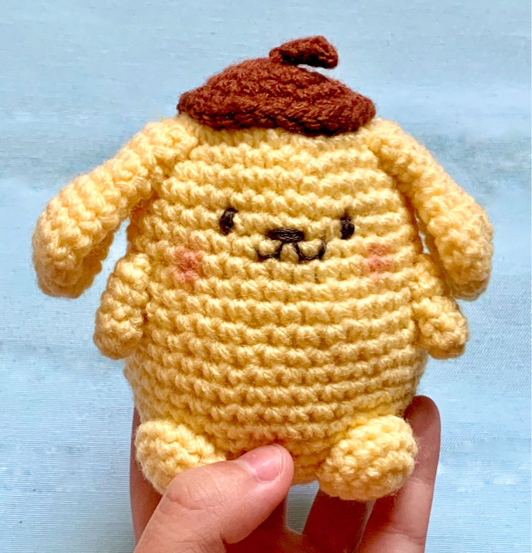 Handmade Crochet/ Amigurumi Pom Pom Purin Plush, Hobbies & Toys