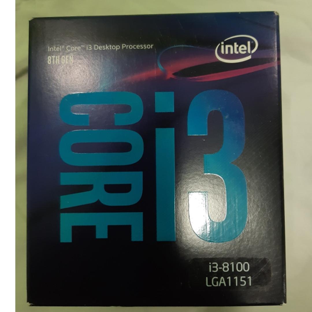 Intel Core i3-8100 Processor, Computers & Tech, Parts & Accessories ...
