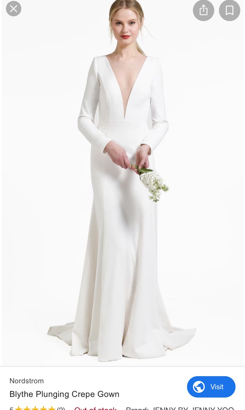 Jenny Yoo bridal gown Women s Fashion Dresses Sets Evening