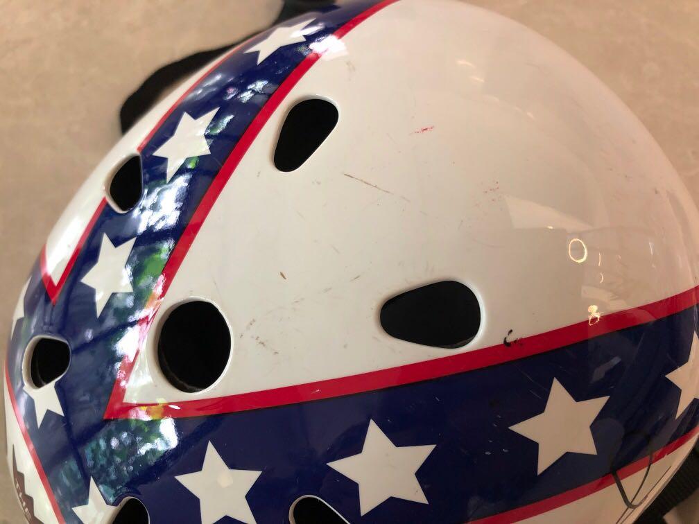 Kiddimoto evel knievel helmet clearance