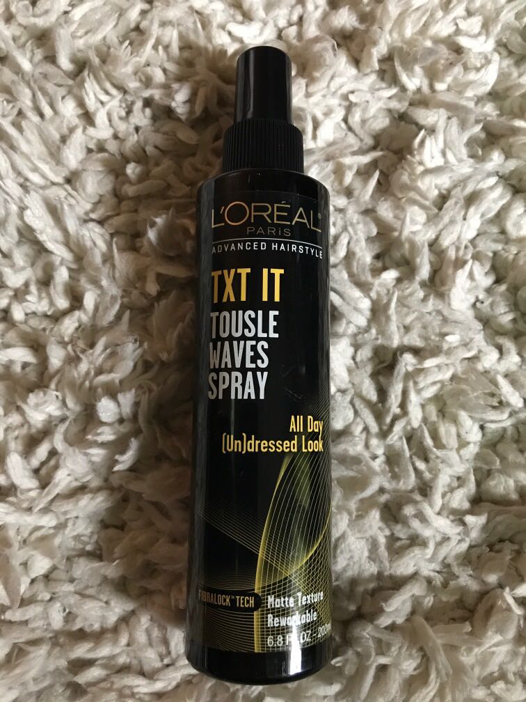 L Oreal Paris Txt It Tousle Waves Spray Beauty Personal Care Men S Grooming On Carousell