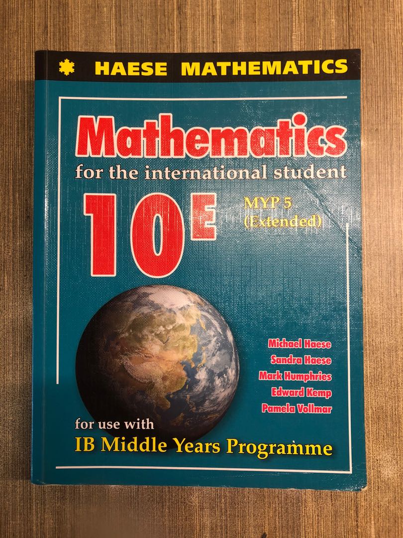 MATHEMATICS FOR THE INTERNATIONAL STUDENT 6 visual data 4