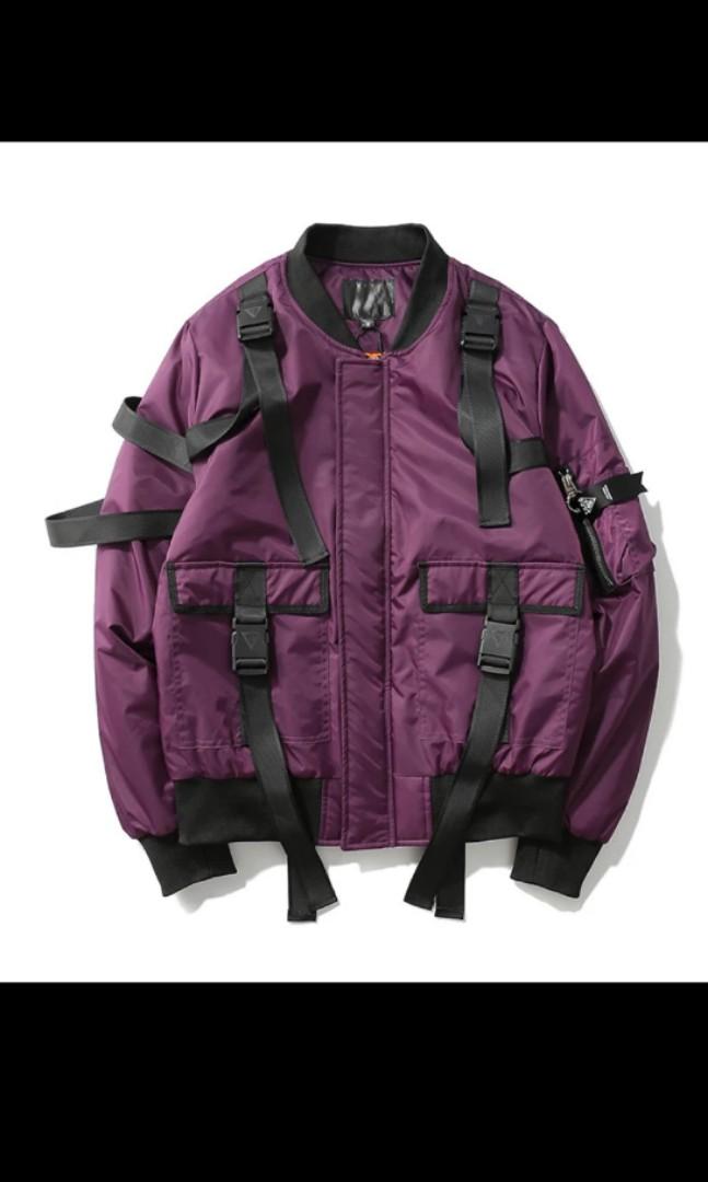 Purple mens windbreaker online