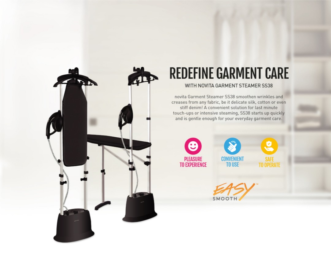 novita garment steamer black ss38 review