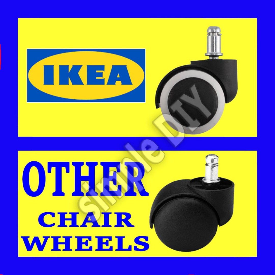 office chair wheels castor for Ikea Chairs casters Brand new