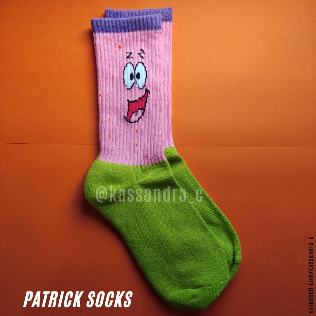 Patrick socks for Nike Kyrie 5 Spongebob Collection Men s Fashion Watches Accessories Socks on Carousell