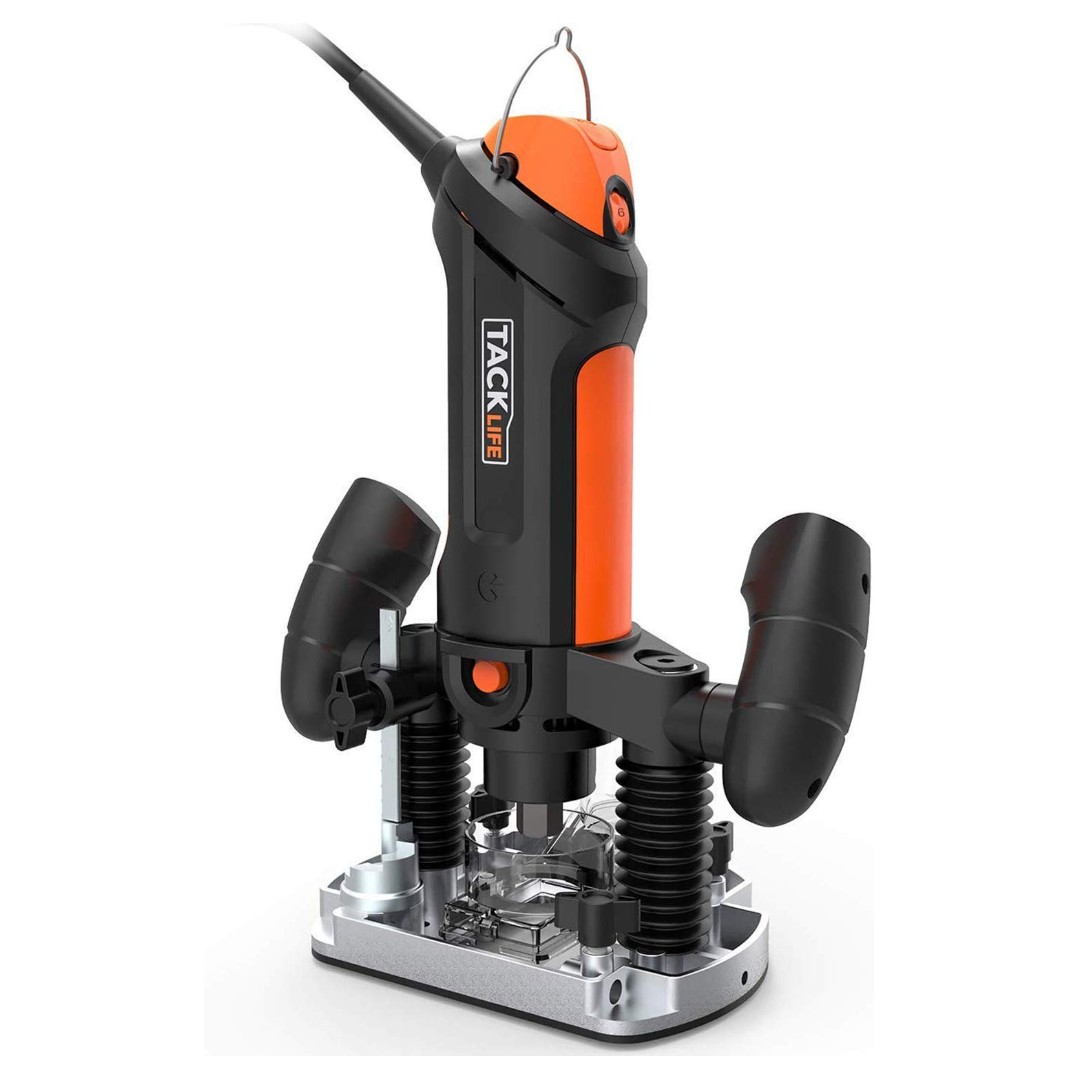 Tacklife plunge and fixed base outlet router