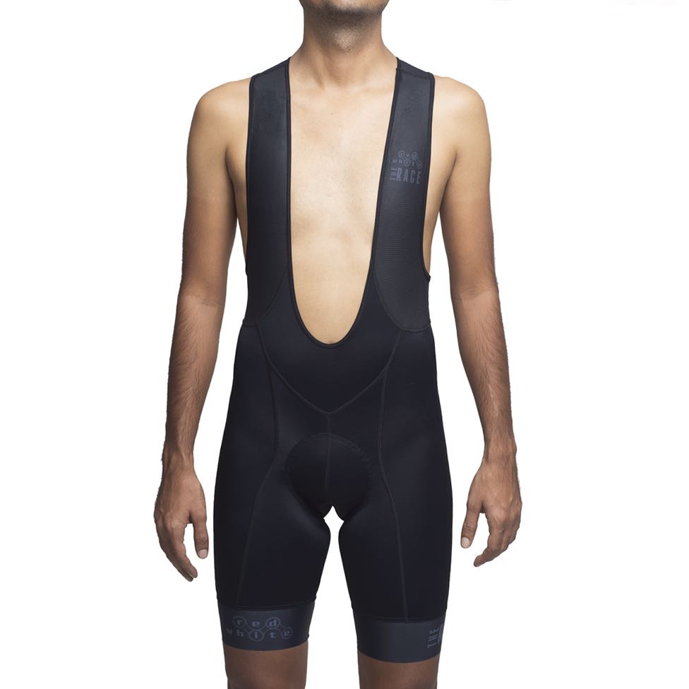 Redwhite bib shorts clearance