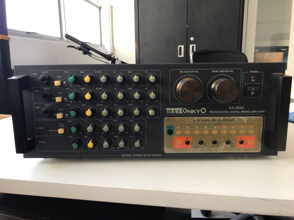 Rexy Onkyo KA8000 Karaoke Amplifier, Audio, Soundbars, Speakers