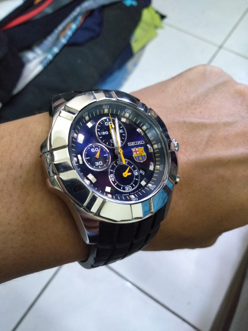 Seiko FC BARCELONA, Men's Fashion, Watches & Accessories, Watches on  Carousell