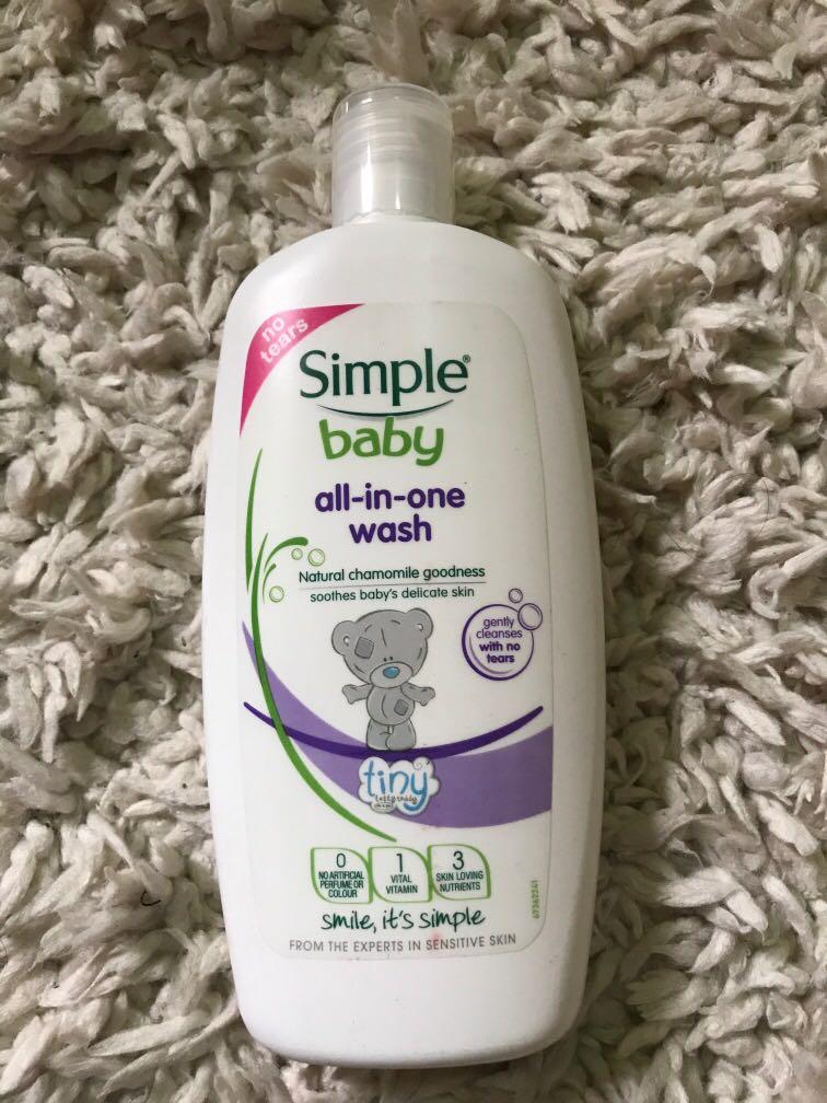 simple baby all in one wash