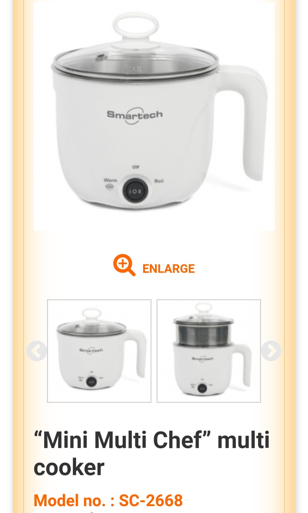 Smartech mini multi chef shop