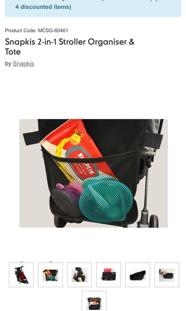 snapkis stroller organiser
