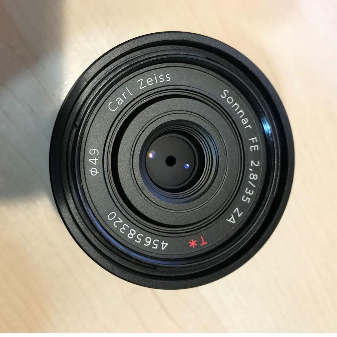 Sony Sonnar Fe 35mm F2 8 Za T Sel35f28z Photography Lenses On Carousell