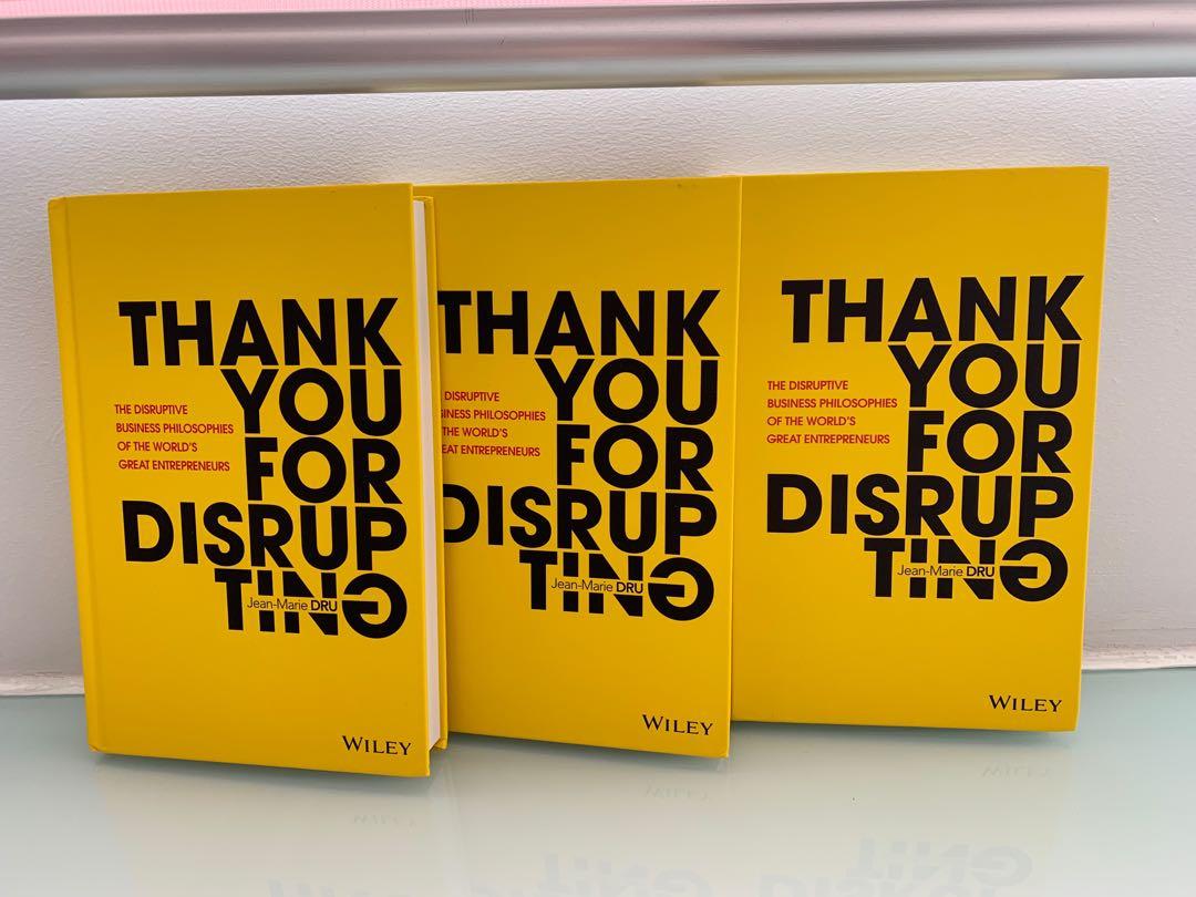 Thank You For Disrupting Books Stationery Non Fiction On Carousell