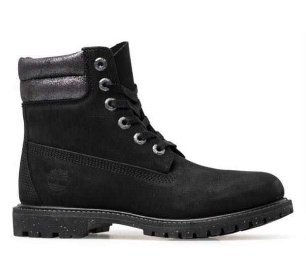 Timberland waterville 6 inch waterproof boots in black nubuck Women s Fashion Footwear Boots on Carousell