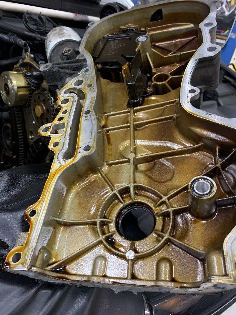 VW Timing Cover Oil leak job, Car Accessories, Car & Services