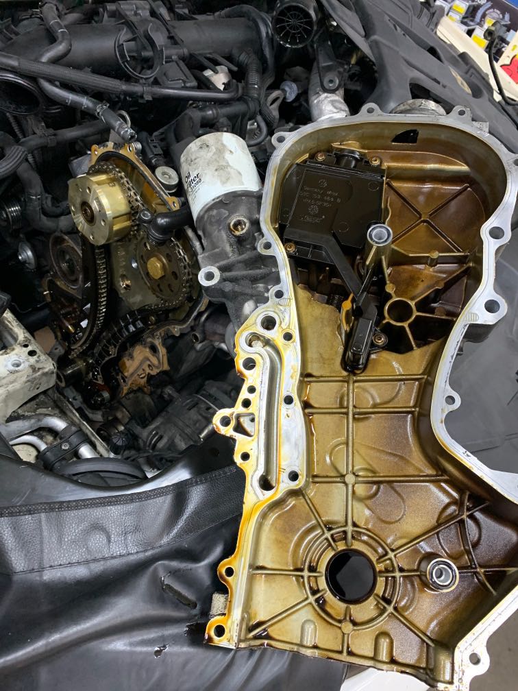 VW Timing Cover Oil leak job, Car Accessories, Car & Services